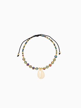 Браслет "Лила" длина 16 см, цв. разноцветный, перламутр