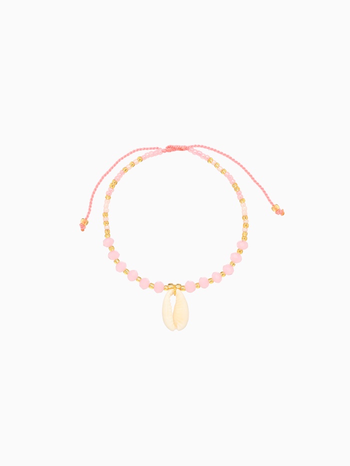 Браслет «Лила», длина 16 см, розовый, золотистый - Фото 1