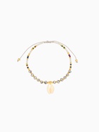 Браслет "Лила" длина 16 см, цв. серый, золотистый - фото 59410791