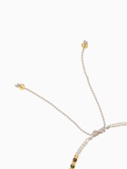 Браслет «Лила», длина 16 см, серый, золотистый - Фото 3