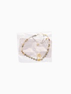 Браслет «Лила», длина 16 см, серый, золотистый - Фото 4