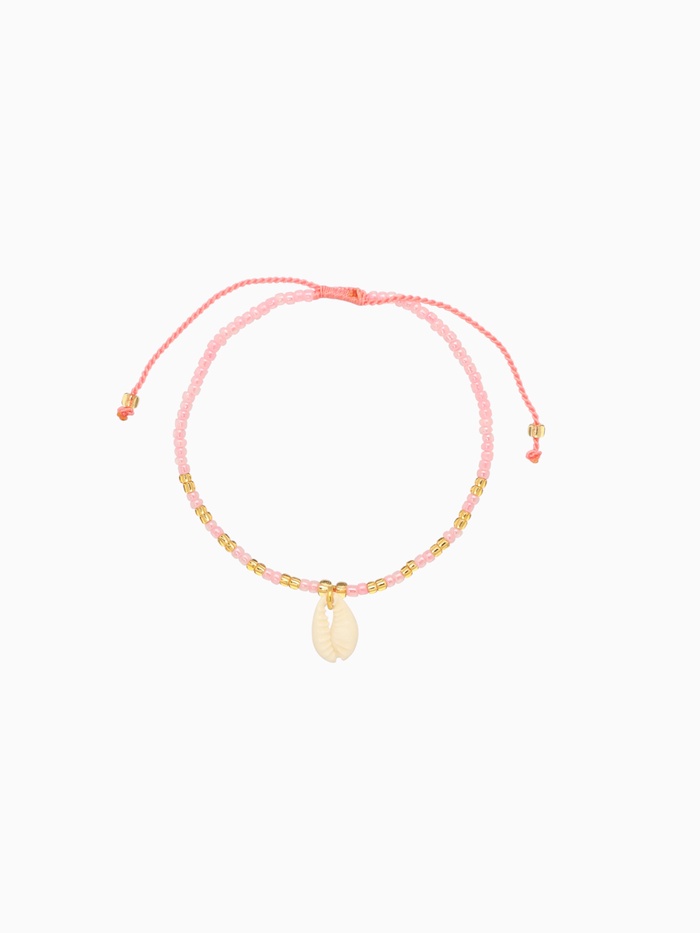 Браслет «Виколия», длина 16 см, розовый, золотистый - Фото 1