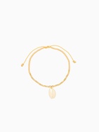 Браслет "Виколия" длина 16 см, цв. бежевый, золотистый - фото 59410799