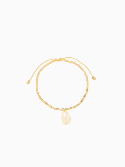 Браслет «Виколия», длина 16 см, бежевый, золотистый