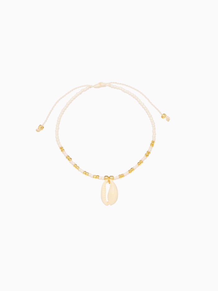Браслет «Виколия», длина 16 см, белый, золотистый - Фото 1