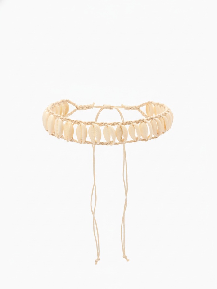 Ожерелье из ракушек «Кэйа», длина от 17 до 33 см, бежевый - Фото 1