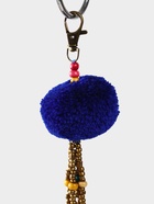 Брелок плетеный, 22 см, цв. синий - фото 59410857