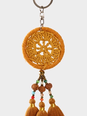 Брелок «Ловец снов», 19 см, медный