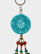 Брелок "Ловец снов" 19 см, цв. зелёный - фото 809285619 Брелок "Ловец снов" 19 см, цв. зелёный - фото 809285619