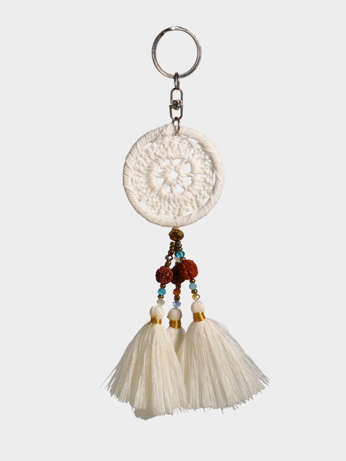 Брелок «Ловец снов», 19 см, белый