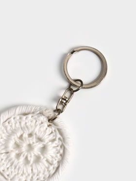 Брелок "Ловец снов" 19 см, цв. белый