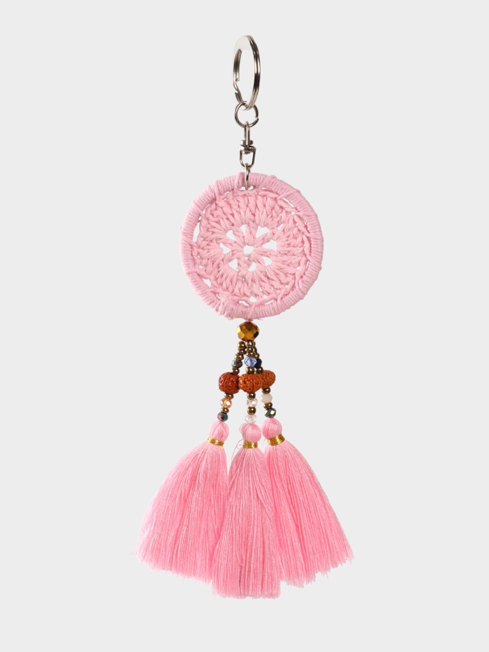 Брелок «Ловец снов», 19 см, розовый