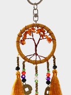 Брелок ловец снов "Древо" 19 см, цв. бежевый - фото 809285649 Брелок ловец снов "Древо" 19 см, цв. бежевый - фото 809285649
