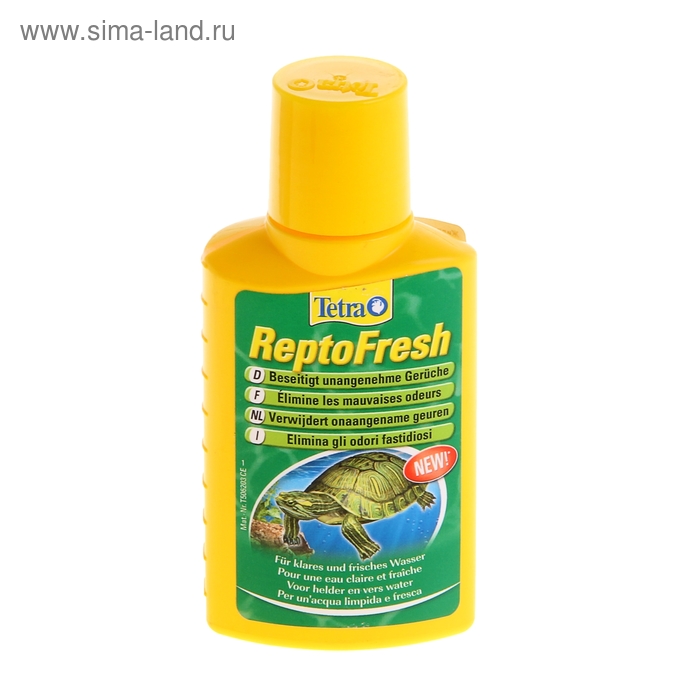 Жидкость для ухода за водными черепахами Tetra ReptoFresh 100мл - Фото 1