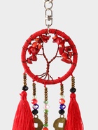 Брелок ловец снов "Древо" 19 см, цв. красный - фото 809285658 Брелок ловец снов "Древо" 19 см, цв. красный - фото 809285658