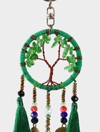 Брелок ловец снов "Древо" 19 см, цв. зелёный - фото 59410920