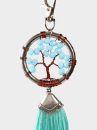 Брелок ловец снов "Древо жизни" 19 см, цв. бирюзовый - фото 809285703 Брелок ловец снов "Древо жизни" 19 см, цв. бирюзовый - фото 809285703
