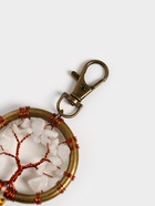 Брелок ловец снов "Великое древо" 19 см, цв. белый - фото 59410990