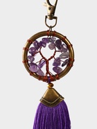 Брелок ловец снов "Великое древо" 19 см, цв. фиолетовый - фото 809285757 Брелок ловец снов "Великое древо" 19 см, цв. фиолетовый - фото 809285757