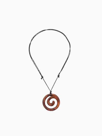 Кулон «Спираль», дерево соно