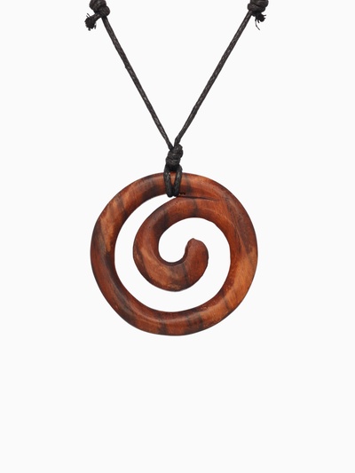Кулон «Спираль», дерево соно