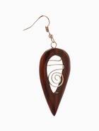 Серьги «Капля», дерево соно - Фото 3