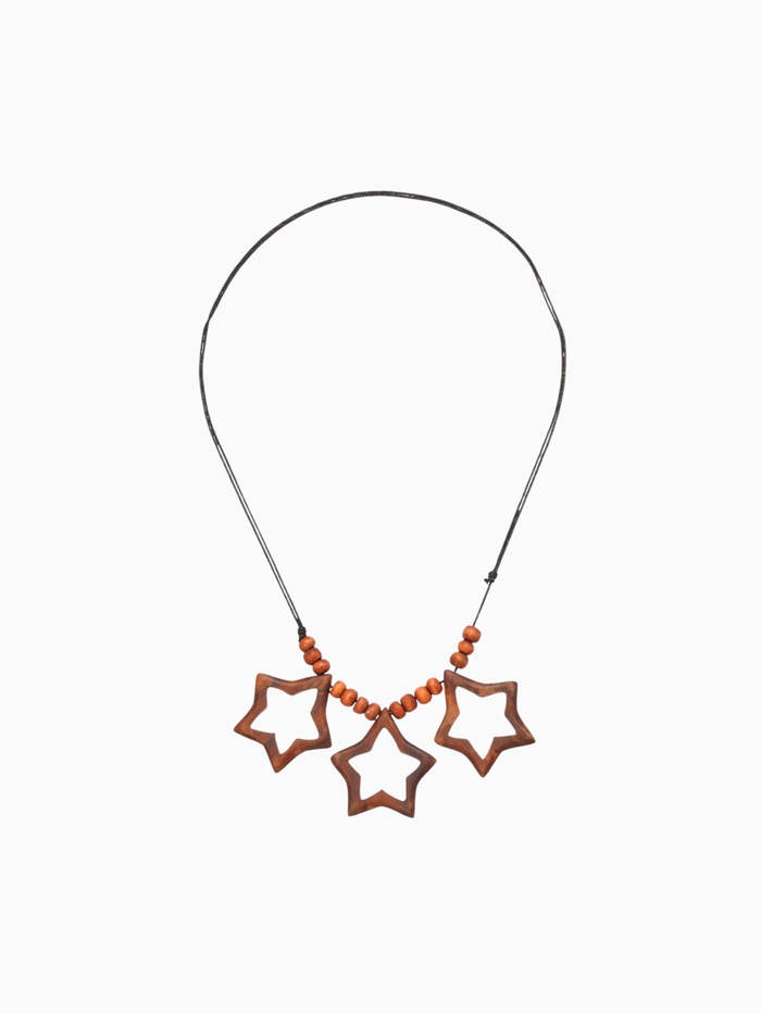 Кулон «Три звезды», дерево соно - Фото 1