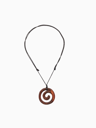 Кулон «Спираль», дерево соно