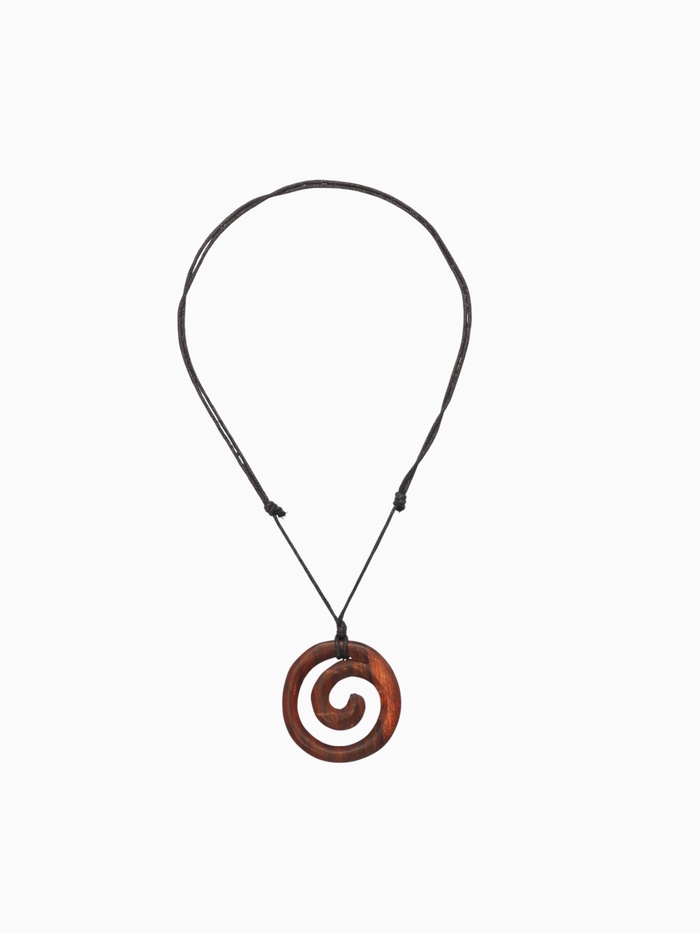 Кулон «Спираль», дерево соно - Фото 1
