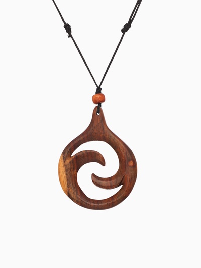 Кулон «Спираль», дерево соно