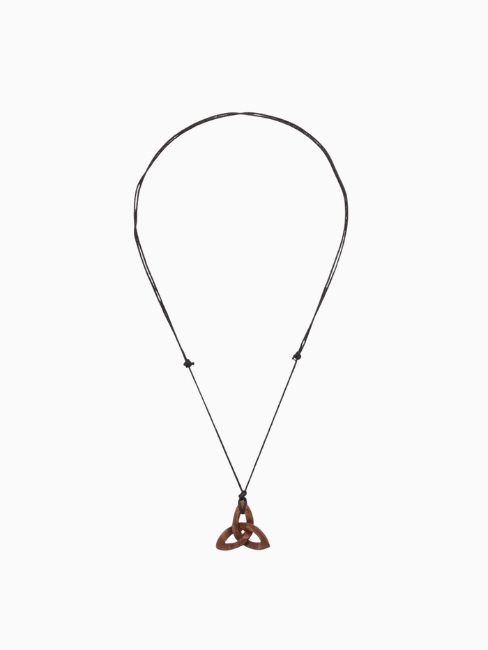 Кулон «Трилистник», дерево соно - Фото 1