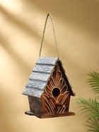 Подвесной декор «Скворечник», 17×24×15 см, дерево, коричневый - фото 809305100