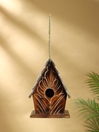 Подвесной декор «Скворечник», 17×24×15 см, дерево, коричневый - фото 809305101