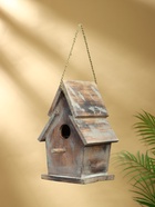 Подвесной декор «Скворечник», 15×18×28 см, дерево, бежевый - фото 809305110