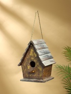 Подвесной декор «Скворечник», 16×18×24 см, дерево, бежевый - фото 59846804