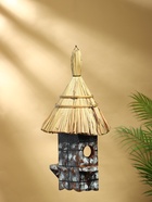 Подвесной декор «Скворечник», 25×25×45 см, дерево, серый - фото 809305123