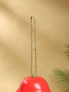 Подвесной декор "Скворечник-грибок" дерево 22х15х15 см, цв.красно-белый - фото 809305152