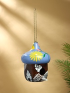 Подвесной декор "Скворечник-орешек" дерево 25х20х20 см - фото 809305153