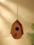 Подвесной декор "Скворечник" дерево 23х15х18 см, цв. красно-коричневый - фото 809305165