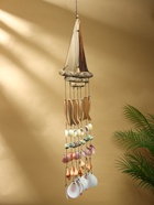 Музыка ветра «Рыбацкое судно», 35×3×103 см, дерево, ракушка - фото 809305176