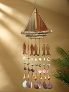 Музыка ветра «Рыбацкое судно», 35×3×103 см, дерево, ракушка - фото 809305178