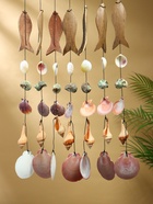 Музыка ветра «Рыбацкое судно», 35×3×103 см, дерево, ракушка - фото 809305179