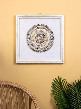 Панно «Композиция из ракушек», 45×3×45 см