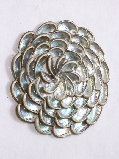 Панно «Композиция из ракушек», 45×3×45 см