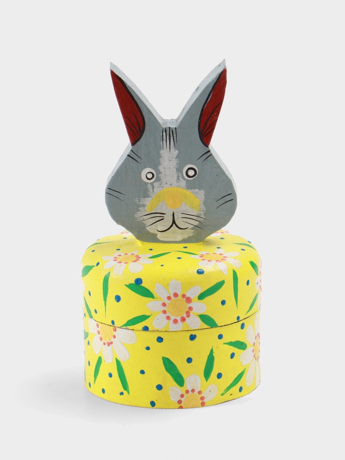 Шкатулка «Заяц», 9×9×16 см, дерево - Фото 1