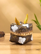 Корзинка «Бычок», 10×10×13 см, бамбук 10853633