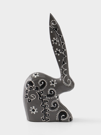 Сувенир «Заяц», 10×3×24 см, дерево