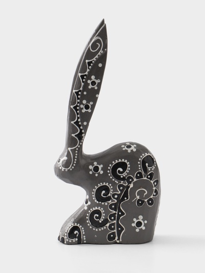 Сувенир «Заяц», 10×3×24 см, дерево