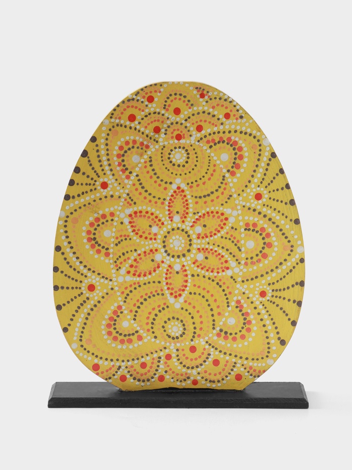 Сувенир «Яйцо», 25×6×30 см, жёлтый