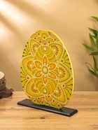 Сувенир "Яйцо" МДФ 25х6х30 см,  цв. жёлтый - фото 59846947